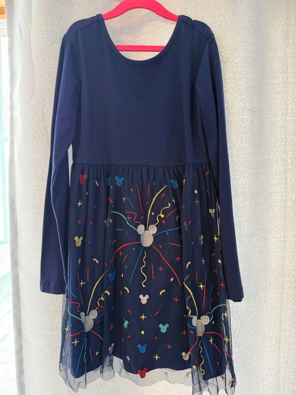 Disney Hanna Anderson Multicolor Mickey Fireworks Dress